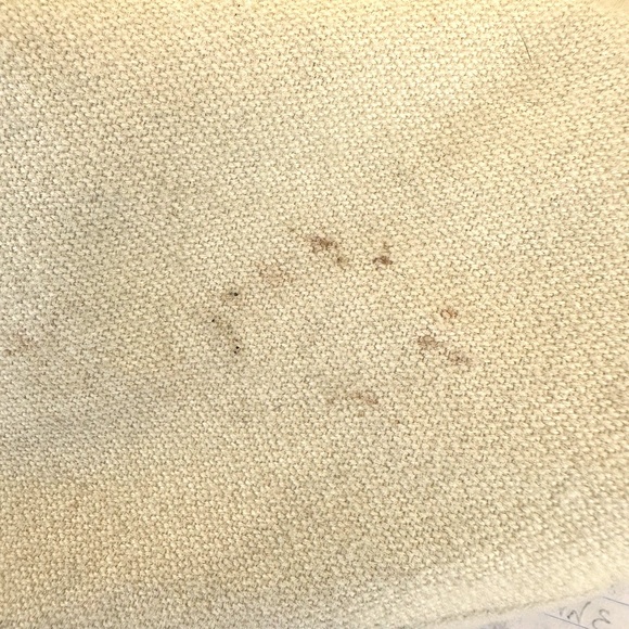 WILSONS LEATHER Varsity Bomber Jacket Genuine Leather Wool Sleeve Blue Cream XS - Picture 10 of 12